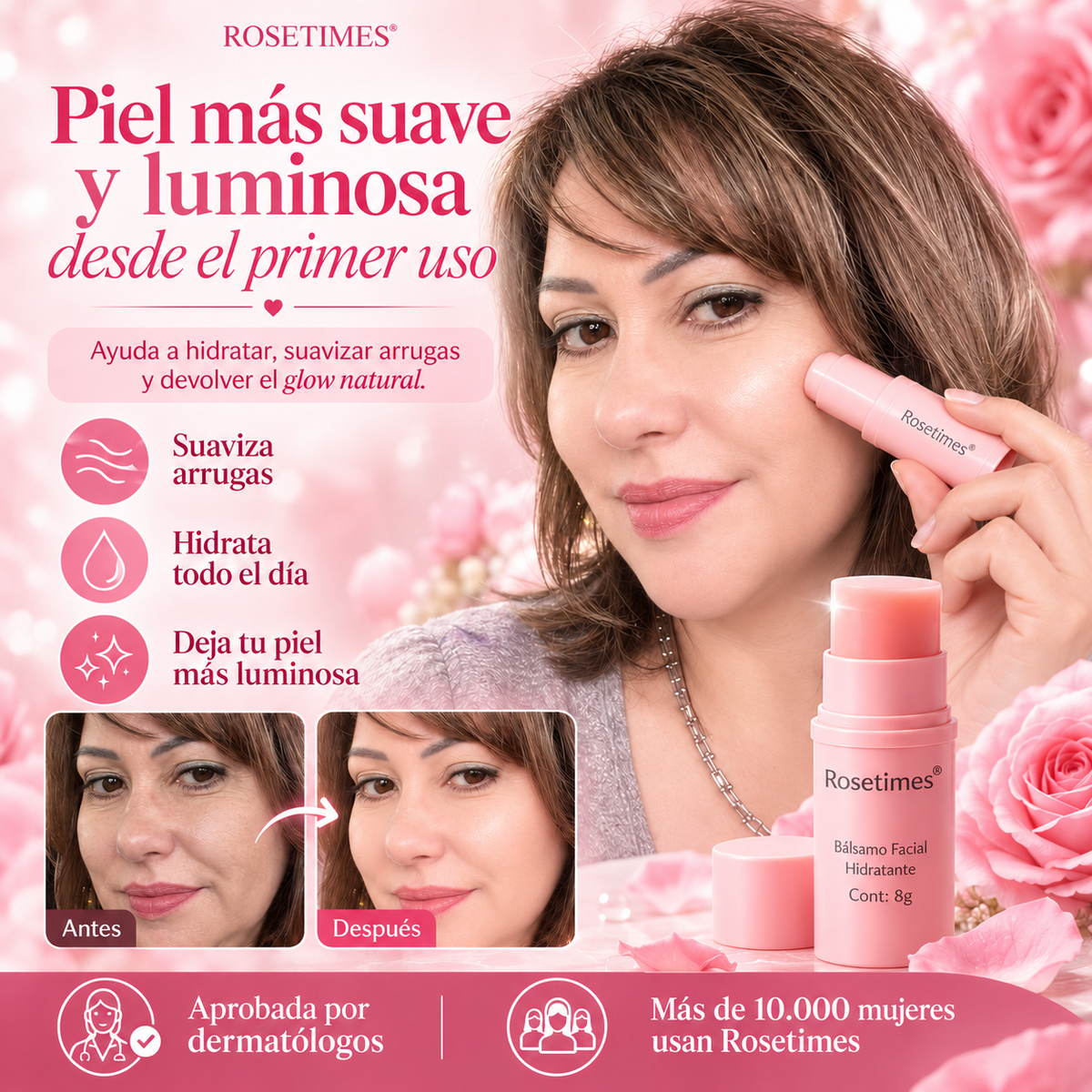 Bálsamo Rosetimes – Que tus arrugas no sean lo primero que veas en el espejo
