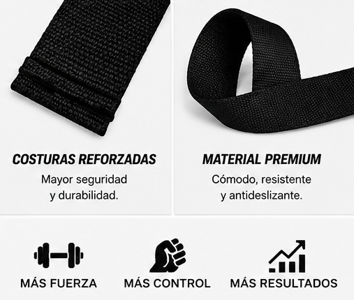 LF Heavy Duty Lifting Straps